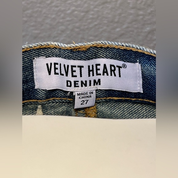 VELVET Heart denim Yelena Classic Fit Star button up Skirt vintage! - Picture 10 of 15